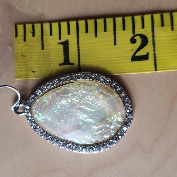 𝅺fashion Oval Yellow Dangle Earrings - Picture 4 of 4